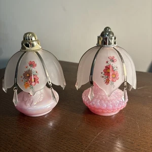 Vintage Avon Pink Lamp Air Fresheners/ Diffuser Bottle X2 - Picture 1 of 7