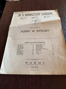 Im Klostergarten Vintage Noten Albert Ketelbey - Bild 1 von 6
