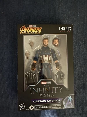 Figura de acción cómic Marvel Legends Avengers Infinity Saga Capitán América NUEVO Foto 1 de 2