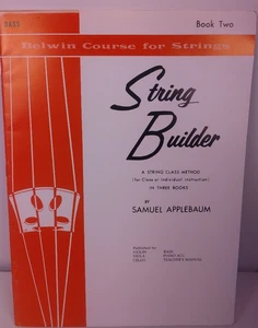 Belwin Mils String Builder For String Bass Music Book Two - New - Picture 1 of 17
