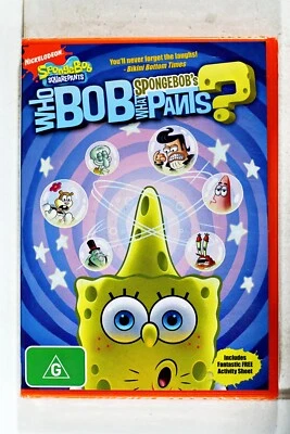spongebob Squarepants-Who Bob What Pants (DVD, 1999)-Region 4 DVD- New Sealed - Image 1 of 2
