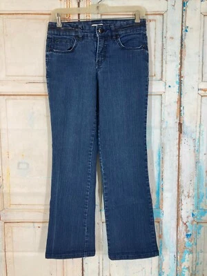 Madison Skinny Denim Women Jeans Dark Blue Wash  Sz  4, 30 x29 Sequins Pockets - Image 1 of 4