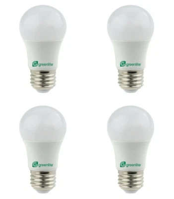 LED Light Bulbs GREENLITE 9W 60W Equivalent Bright White 3000K 4-Pack - Image 1 of 4