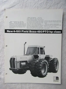 Folleto de datos de hoja de especificaciones de tractor 4-180 4x4 blanco - Imagen 1 de 2