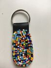 Hand crafted in South Africa, Beautiful Beaded Key Fob, Zulu Beadwork