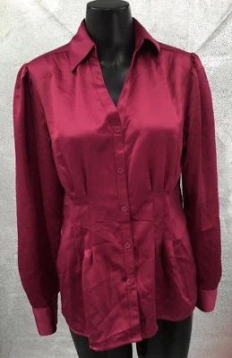 Blusa Top East 5th Talla M Manga Larga Abotonada Foto 1 de 4