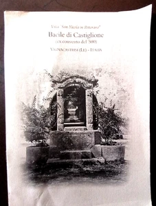 LECCE VIGNACASTRISI BACILE DI CASTIGLIONE DEPLIANT STORICO ILLUSTRATIVO - Imagen 1 de 4