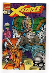 X-FORCE 1, VF (8.0) 2nd APPEARANCE of DEADPOOL, SUNSPOT and GIDEON CARD * - Picture 1 of 3
