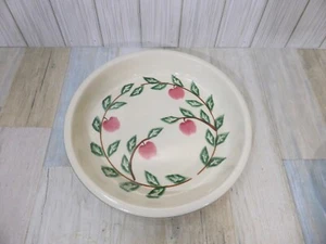 Crock Shop Santa Ana CA Round Heavy Ceramic Tart Pie Quiche Pan Cherries - Picture 1 of 12