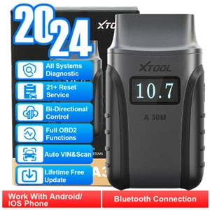 XTOOL A30M Bluetooth Full System Code Reader OBD2 Scanner Diagnostic Tool - Picture 1 of 11