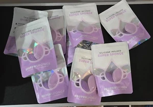 20 Makeup Blender Super Sponge Silicone Infused Sponge & Scrubber Sets - Picture 1 of 3