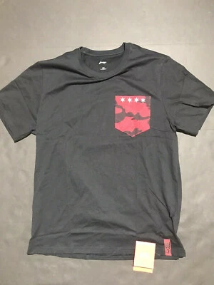 Camiseta Li Ning DWADE Color Negro Talla 2XL Bolsillo NUEVA Foto 1 de 4