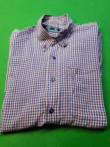 Daniel Hechter Men Check Collared Dress Shirt Size M - Picture 1 of 4