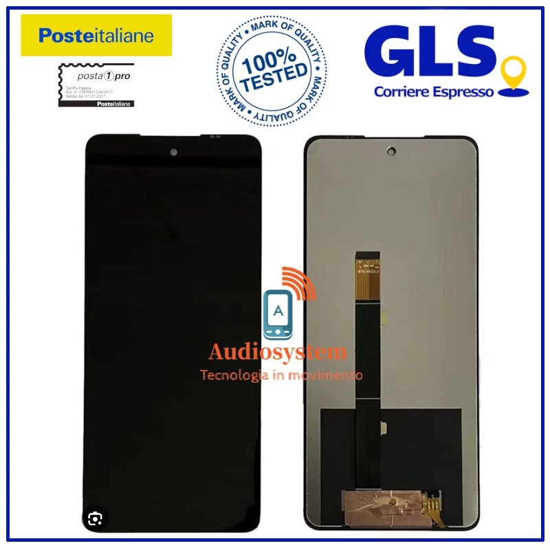 DISPLAY LCD+TOUCH SCREEN per CUBOT MAX 5 /MAX5 SCHERMO VETRO NERO PARI ORIGINALE - Immagine 1 di 1