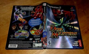DUEL MASTERS SONY PLAYSTATION 2 PS2 w/CASE INSERT MANUAL GAME/CD RARE (2004) - Picture 1 of 2