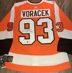 Jakub Voracek Philadelphia Flyers Autographed Adidas Authentic Pro Hockey Jersey - Picture 1 of 4