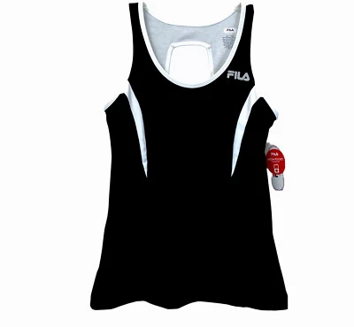 Женская майка Fila Sport Core Essential Performance с вырезом размер S черная - Изображение 1 из 4