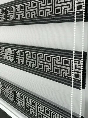 Doppelrollo. Duo Rollo. Zebra Rollo, Fensterrollo mit Seitenzug - Bild 1 von 4