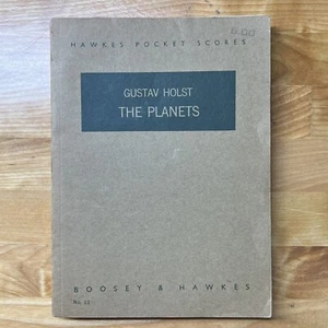 Hawkes Pocket Scores THE PLANETS Gustav Holst 1921 No 22 Orchestra Music Book - Picture 1 of 8