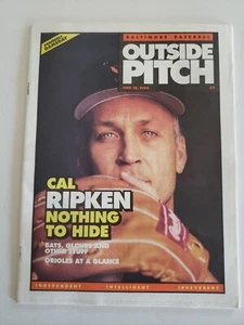 Baltimore Orioles Cal Ripken Jr Cubierta 10 de junio de 1994 Programa de lanzamiento exterior - Imagen 1 de 3