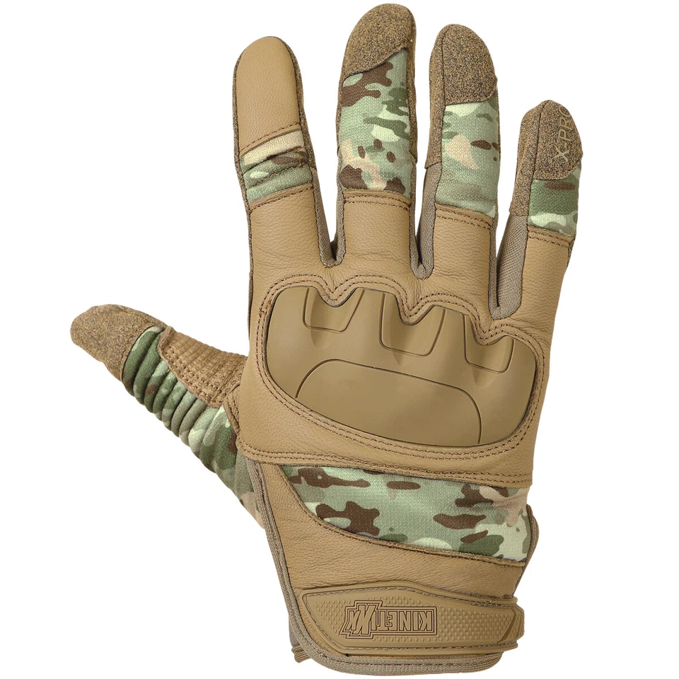 KinetiXx X-Pro Glove Mens Army Rubber Knuckle Work Protective Combat Camouflage - Image 1 of 1