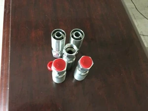 5 PK FJX-06-06 | 3/8" Hydraulic Hose x 3/8" JIC Female Swivel Fitting- HY, U - Picture 1 of 3