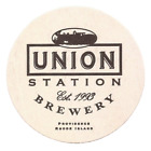 Beer Coaster-Union Station Brewing Company Providence Rhode Island-R478