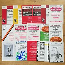 Amateur Rugby League Final Programmes 1977 - 2005