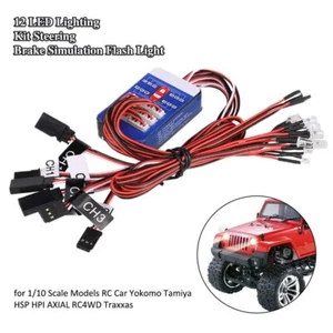 Kit de iluminación LED 12 freno de dirección para 1/10 Yokomo Tamiya HSP HPI AXIAL RC4WD - Imagen 1 de 9