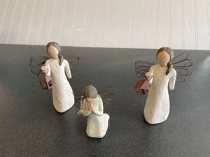 Willow Tree Angels (Set of 3) - Angel of Prayer (1) and Angel of Hope (2) - Picture 1 of 3