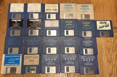 Commodore Amiga Disketten Konvolut Battle Isle Pushover Flashback Ocean  - Bild 1 von 3
