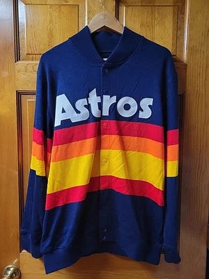 Houston Astros  MLB Cooperstown Collection Cardigan Sweater size 48 XL - Image 1 of 4