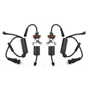 1 Pair H8 Headlight Angel Eyes Light For E60 E61 E71 E70 LCI E90 E91 X6 - Picture 1 of 16