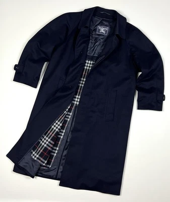 Vintage Men's BURBERRYS Logo Classic  Wool Luxury Lined Coat Jacket Size S/M - Image 1 of 4