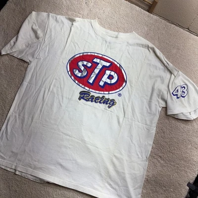 Camisa De Colección STP Racing 43 Richard Petty Hecha en EE. UU. Island Shirtworks Amarillenta XL Foto 1 de 4