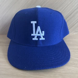 Chapeau vintage Los Angeles Dodgers New Era modèle pro ajusté 7 1/2 100 % laine USA - Photo 1/9
