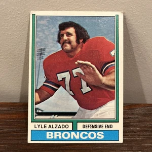 1974 Topps LYLE ALZADO #321 🔥 Denver Broncos Vintage Football Card - Picture 1 of 3