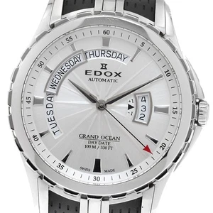 EDOX Grand Ocean 83006-3-AIN Day Date Silver Dial Automatik Herrenuhr_915397 - Bild 1 von 6