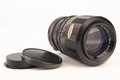 Miranda Mount Soligor 135mm f/3.5 Tele-Auto Telephoto Portrait MF Lens w Caps V1 - Image 1 of 4