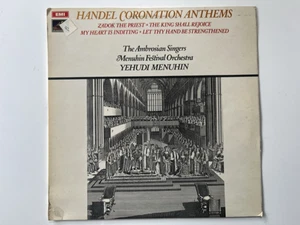 Handel Coronation Anthems Yehudi Menuhin ASD 2584 UK 1970 Vinyl LP - Picture 1 of 8