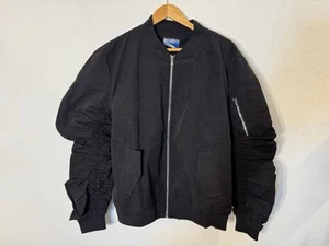 Chaqueta Bomber Lifted Anchors Negra Talla Mediana NUEVA - Imagen 1 de 3