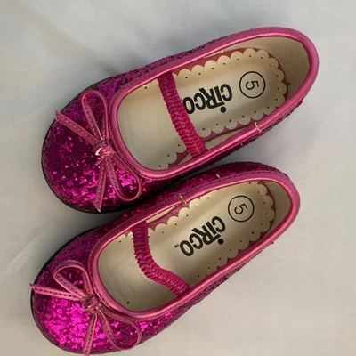 Zapatos Circo Infantil Rosa Brillante Ocasión Especial Talla 5 Arcos Foto 1 de 4