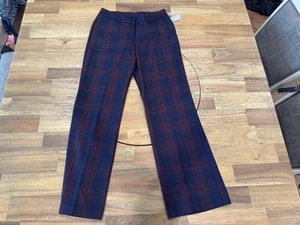 Worthington Women’s Dress Pants Petite Modern Fit Trouser Plaid Size 4P New - Picture 1 of 8