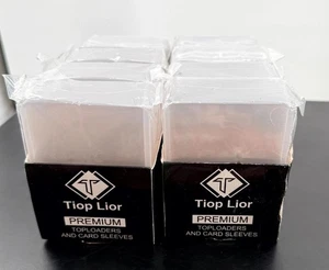 Tiop Lior Premium Clear Rigid Card Protectors Top Loaders for Soft Card Sleeves - Picture 1 of 5