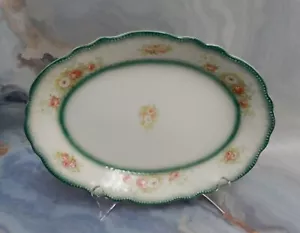 -W.H Grindley & Co England piatto ovale in terracotta 10" - Foto 1 di 5