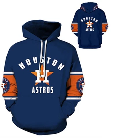Houston Astros Large to 3X-Large Team Hoodie Unisex (Run Small for Men) Cover