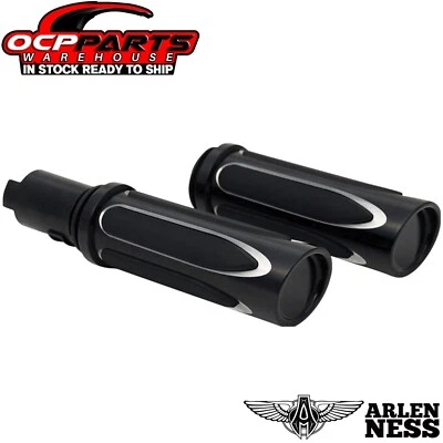 NUEVO ARLEN NESS NEGRO CORTE PROFUNDO SERIE CONFORT ACELERADOR POR ALAMBRE EMPUÑADURAS MOTO Foto 1 de 3