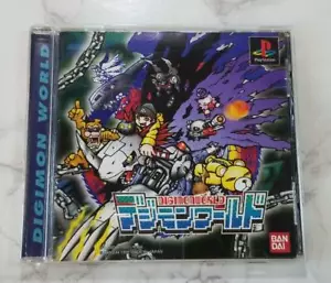 BANDAI Digimon World PlayStation Nurturing RPG Case & Manual Compleate Japan - Picture 1 of 4