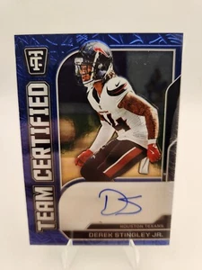 2024 Totally Certified - Derek Stingley Team Certified Mirror Blue /50 #TCS-DSJ - Picture 1 of 3
