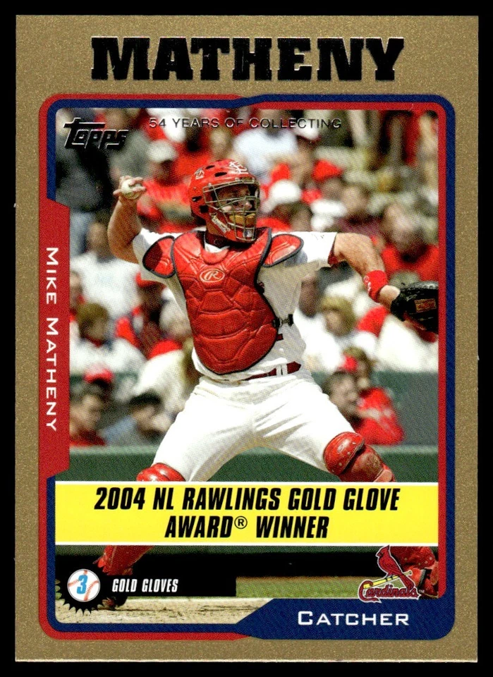 2005 Topps Gold Mike Matheny /2005 St. Louis Cardinals #705 - Image 1 of 2